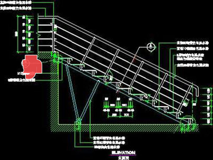 Stairs Cad block and details Download 18